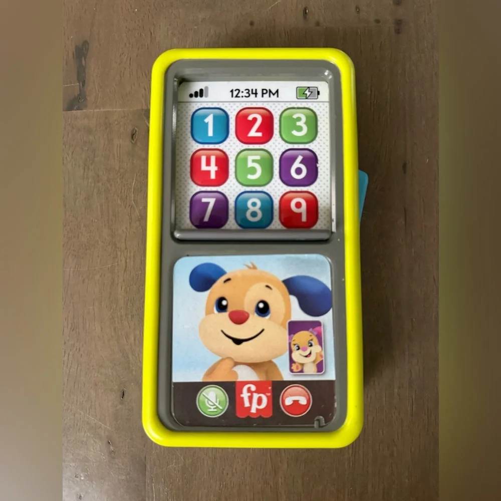 2022 Fisher-Price Laugh & Learn 2-in-1 Smart Slide to Learn Smart Phone Toy